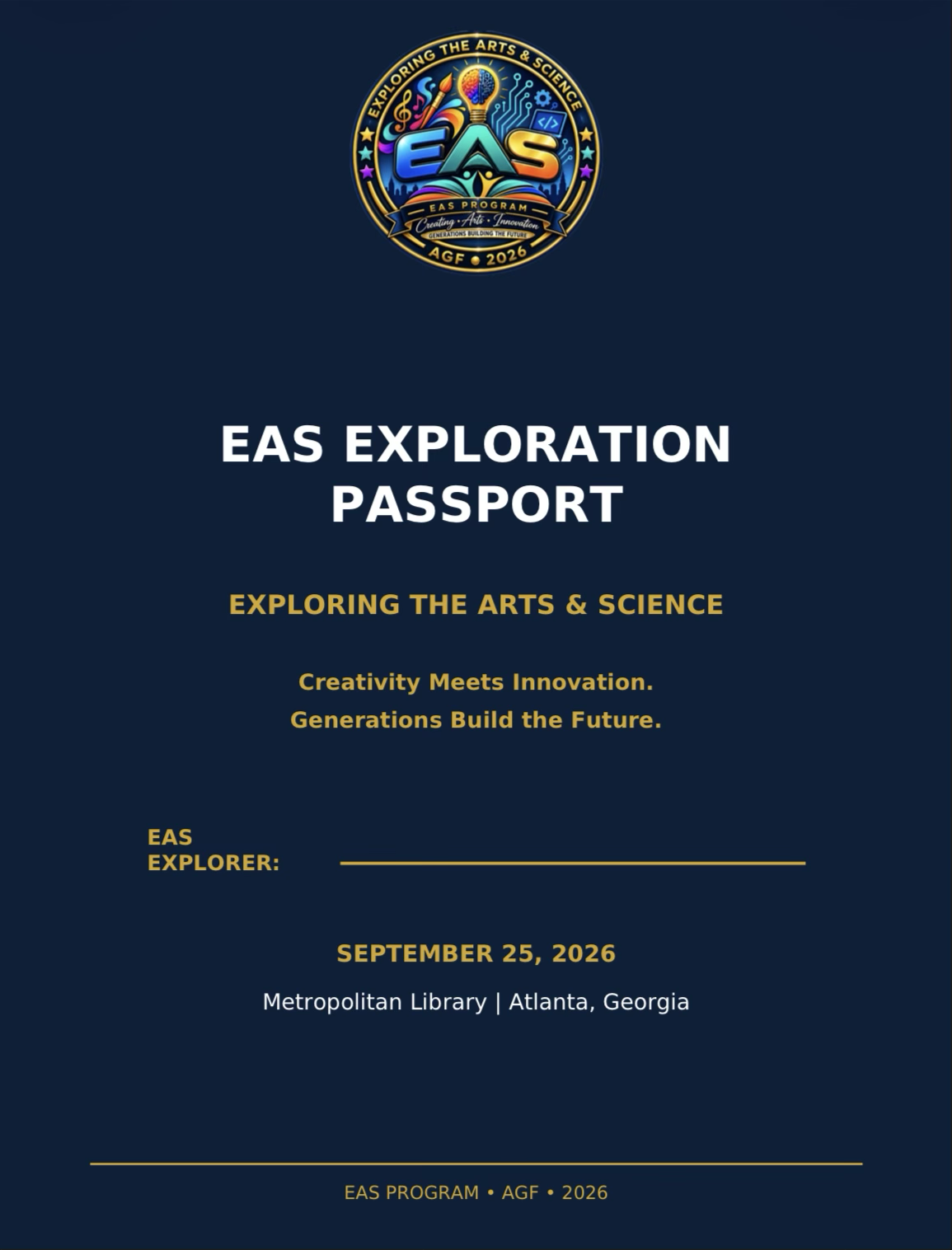 EAS Exploration Passport 2026